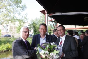 Koos Rodenburg, Wim van Ginkel, Wethouder Marco Verloop