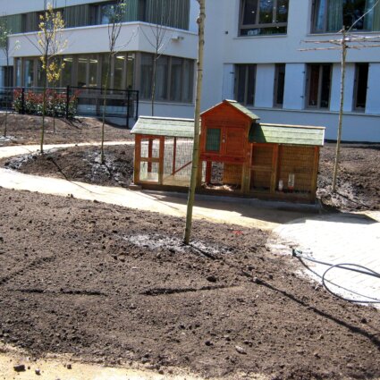 Aanleg Beleeftuin zorgcentrum