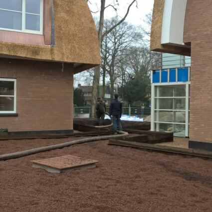 Aanleg binnentuin historische villabouw
