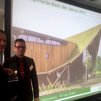 Internationale prijs met groendak