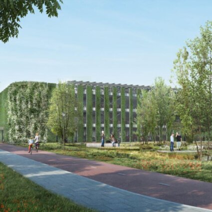 Groenste transferium van Nederland in Den Bosch - De Koninklijke Ginkel Groep