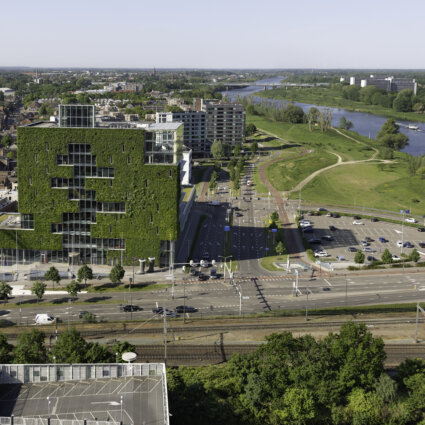 Groen gebouw in Venlo